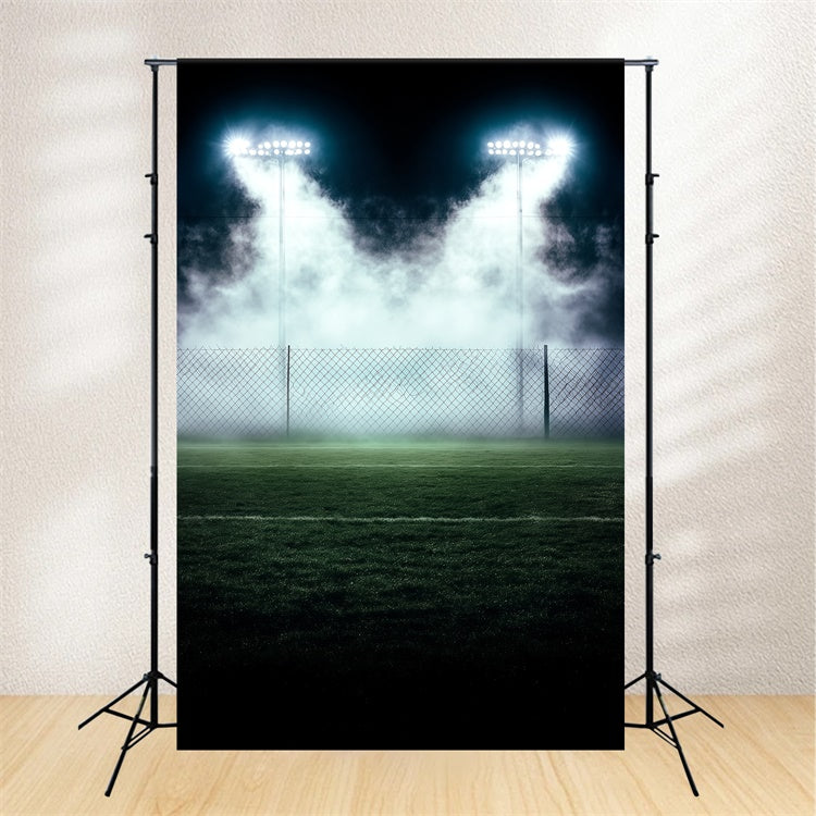 Sport-Fotohintergrund Nebel Spiel Lichter Hintergrund BRP57-292