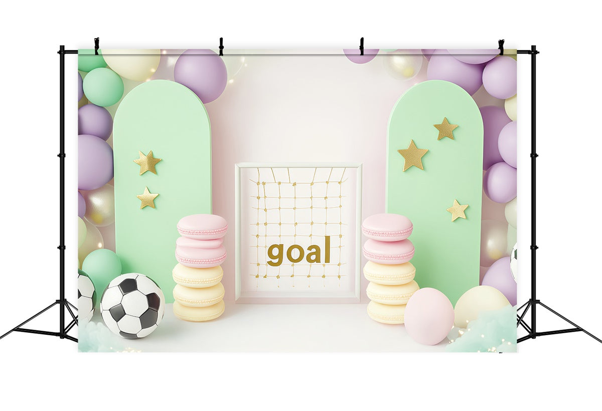 Sport-Hintergrundkulisse Sweet Goal Feier-Hintergrundkulisse BRP57-303