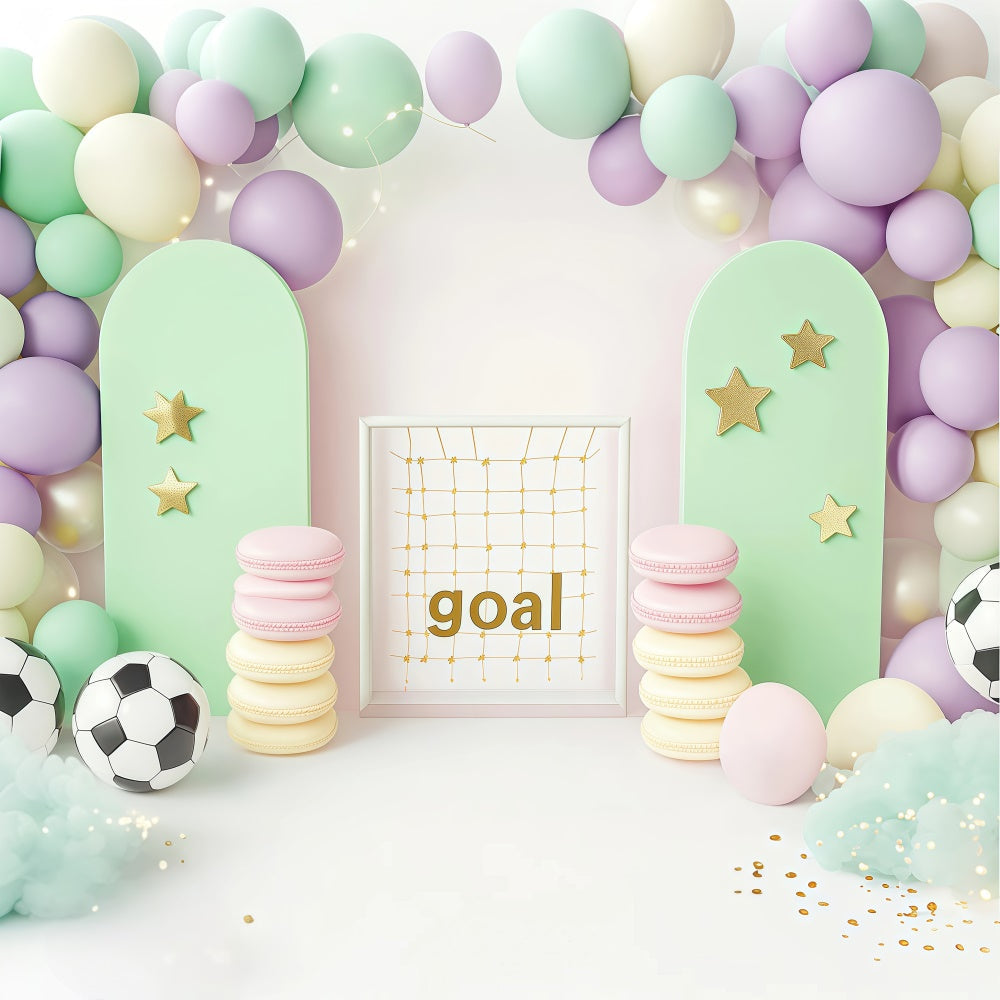 Sport-Hintergrundkulisse Sweet Goal Feier-Hintergrundkulisse BRP57-303