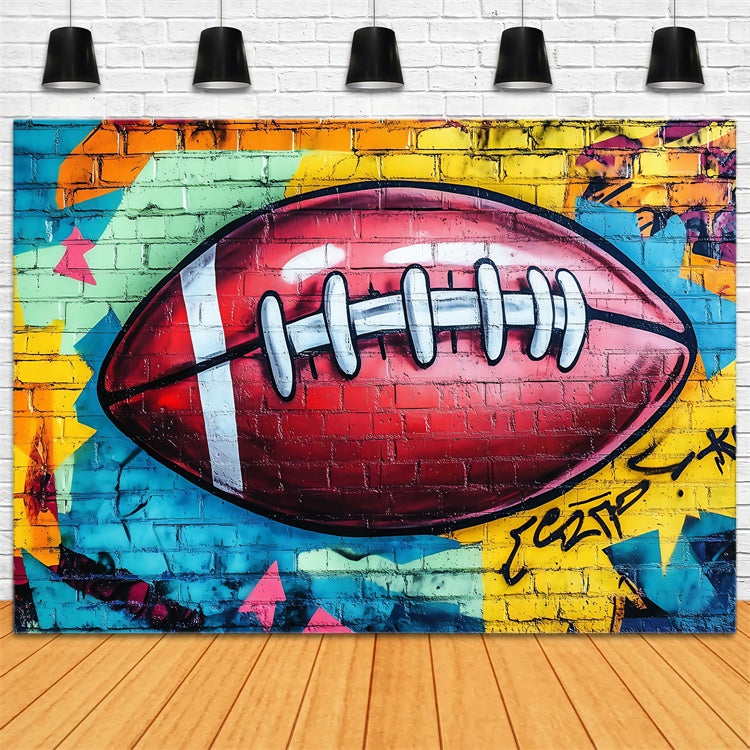 Sport Backdrops Graffiti Fußball Backdrop BRP57-311