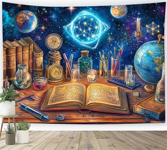 Back To School Backdrops Stellar Discovery Schreibtisch-Hintergrund BRP57-39