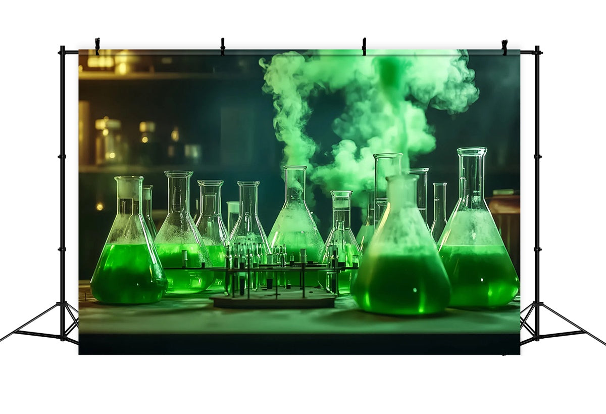Chemie-Hintergrundbild Smoky Science Scene Hintergrundbild BRP57-41