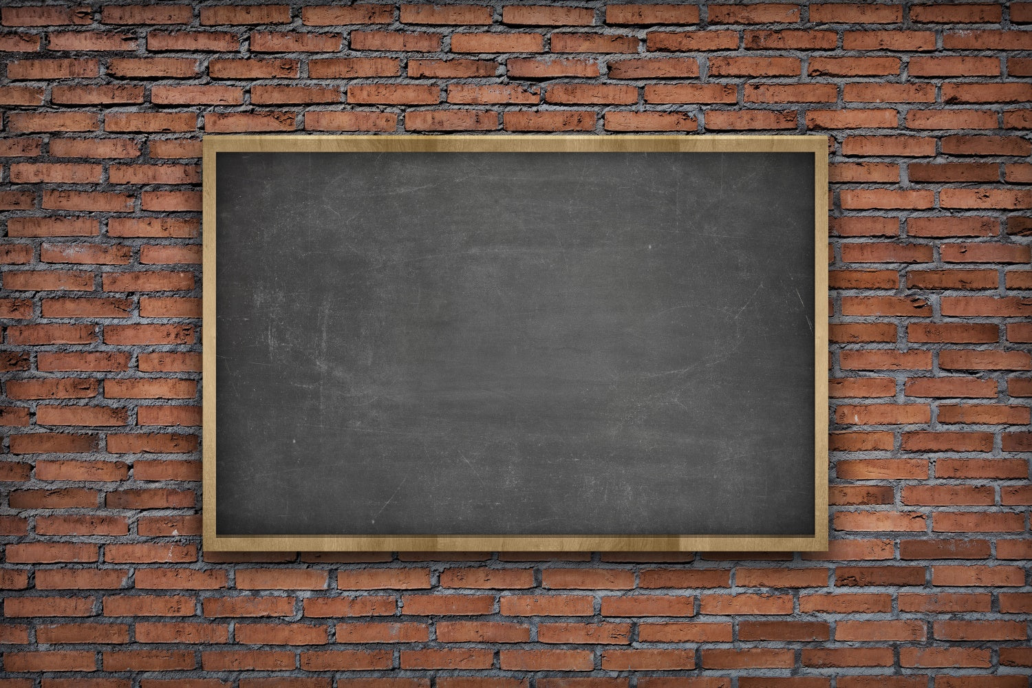 Zurück zu Schule Kreidetafel Backsteinwand Hintergrund BRP7-15