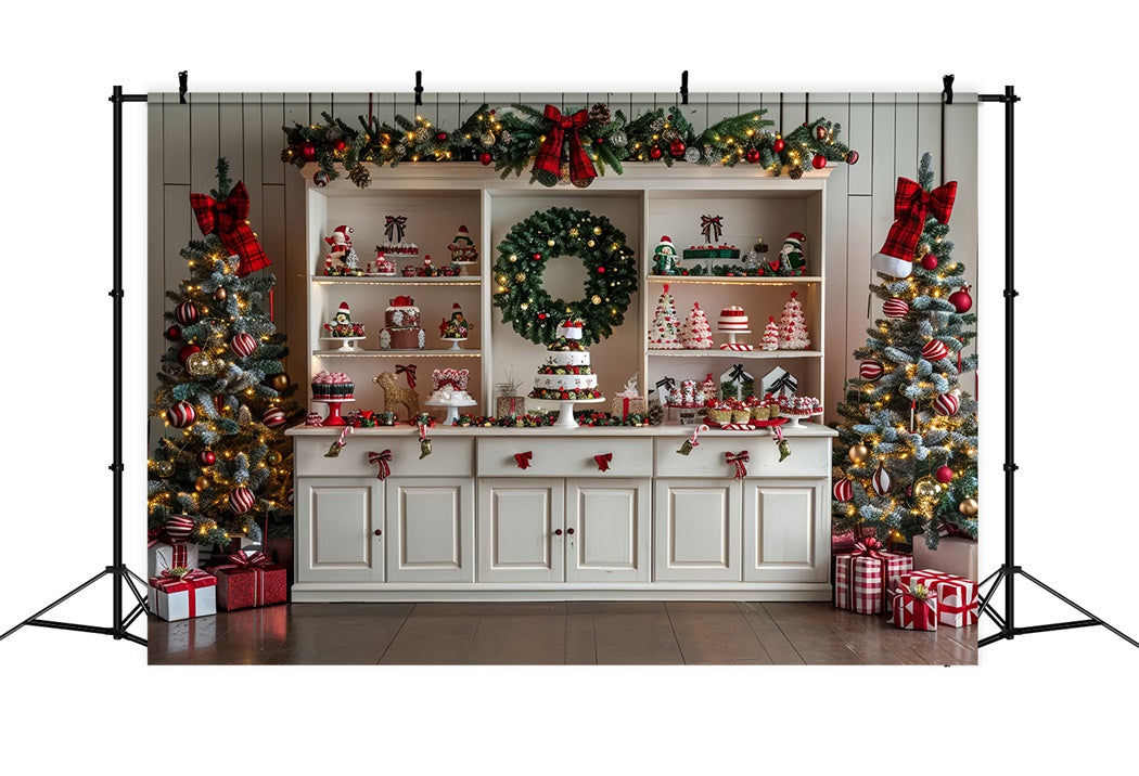 Weihnachten Lebkuchen Bäckerei Hintergrund BRP8-20