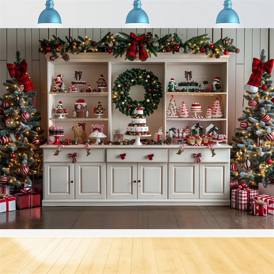 Weihnachten Lebkuchen Bäckerei Hintergrund BRP8-20
