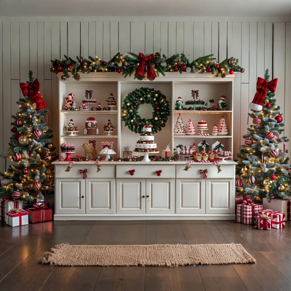 Weihnachten Lebkuchen Bäckerei Hintergrund BRP8-20