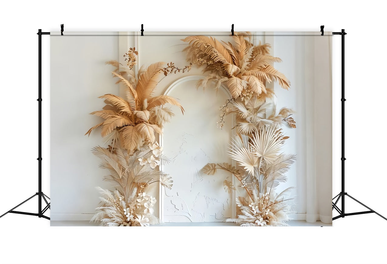 Luxus Boho inspiriert getrocknete Blumen Hochzeit Backdrop BRP9-372