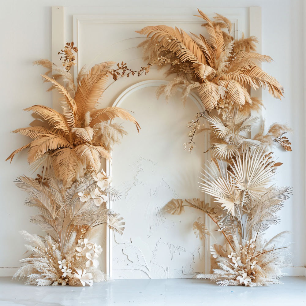Luxus Boho inspiriert getrocknete Blumen Hochzeit Backdrop BRP9-372