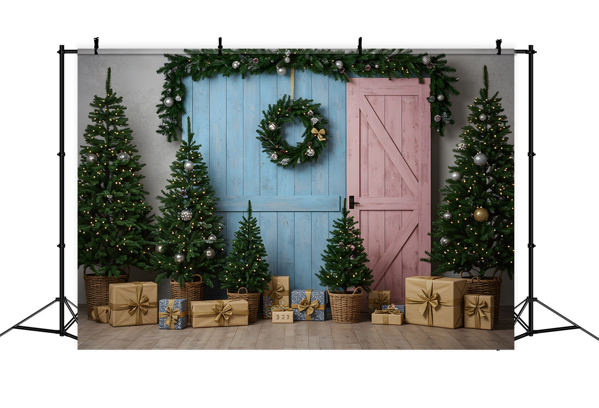 Weihnachten Fotokulissen Landhausstil Geschenk Dekor Hintergrund CEM5-11