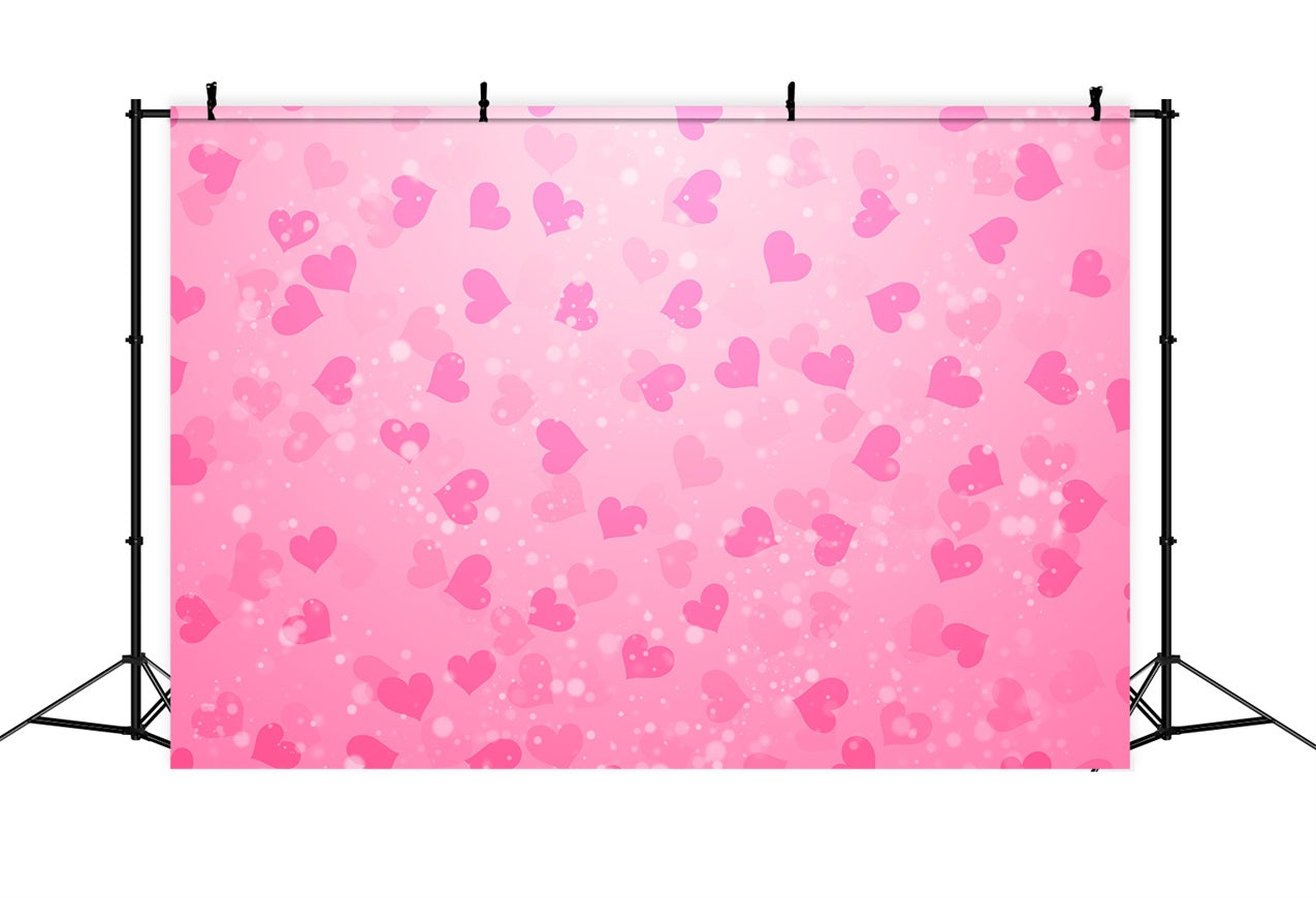 Pink Girl Backdrops Glitzernde Liebe Bokeh Pink Backdrop CJJ2-71