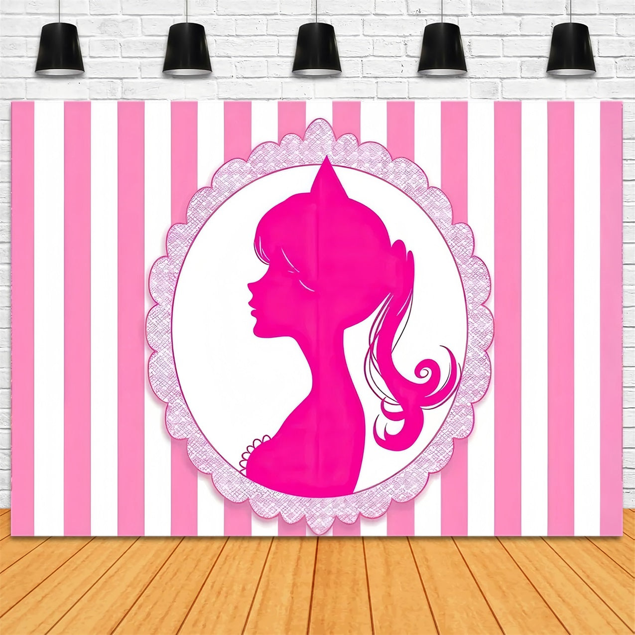 Mode Puppe Hintergrund für Fotoshooting Mode Puppe Prinzessin Rahmen Hintergrund CJJ2-77