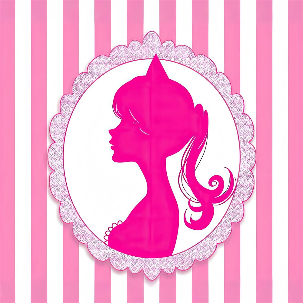 Mode Puppe Hintergrund für Fotoshooting Mode Puppe Prinzessin Rahmen Hintergrund CJJ2-77