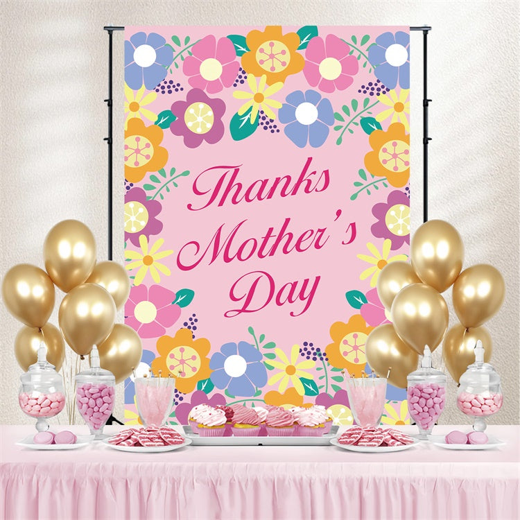 Muttertags-Hintergrundbild Anpassen Retro Verspielt Wildblumen CJJ3-127