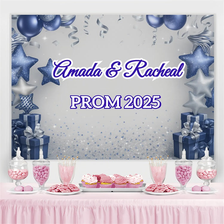 Prom Backdrop Sterne Ballons Personalisierte Party Graduation Backdrop CJJ3-278