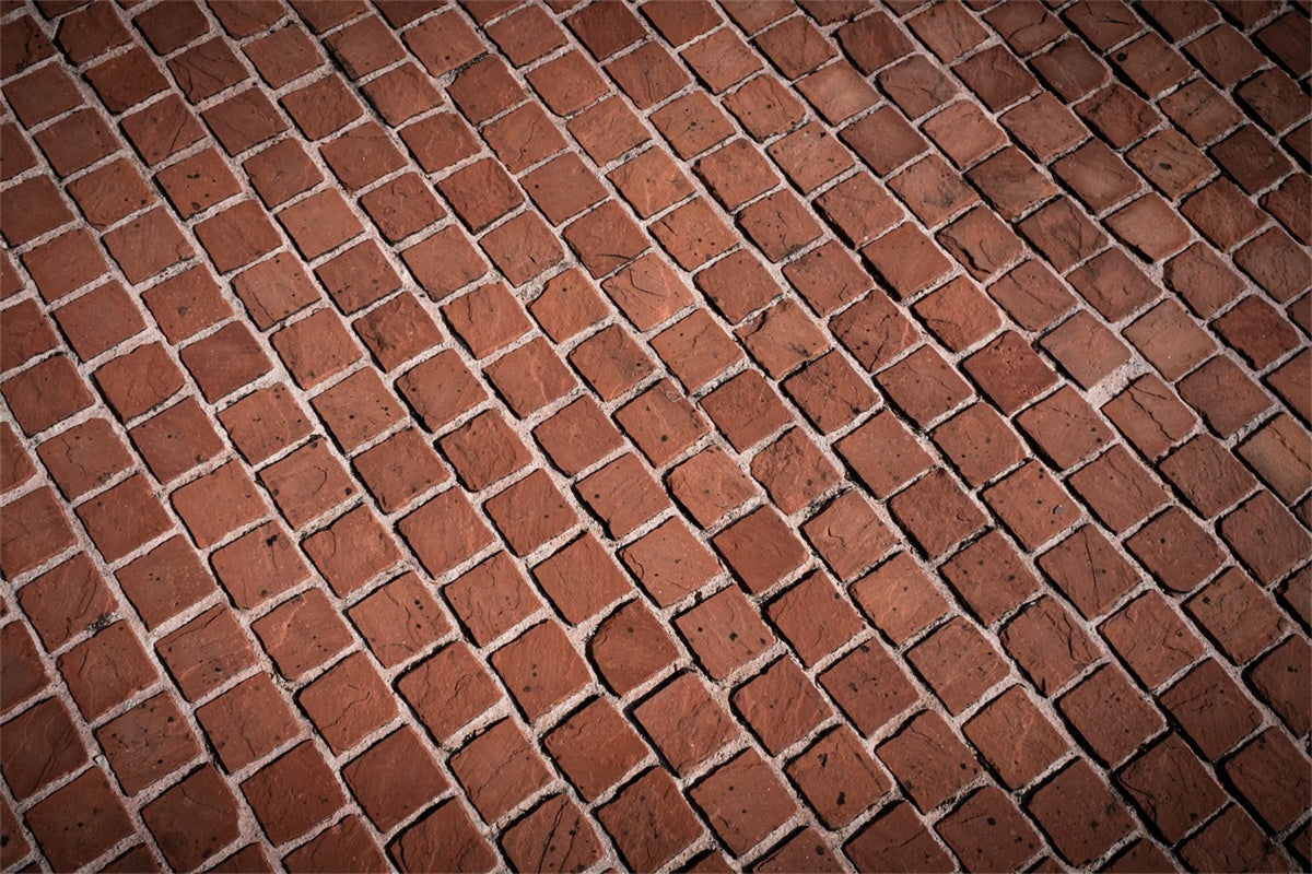 Backstein Hintergrund Fotografie Rustikale Rote Backstein Gehweg Hintergrund CJJ3-34