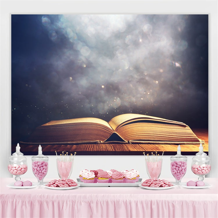 Welttag des Buches Backdrop Mystical Book Glow Backdrop CJJ3-50