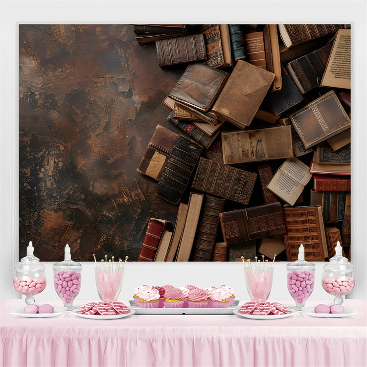 Welttag des Buches Backdrop Antike Literatur Bücher Backdrop CJJ3-60