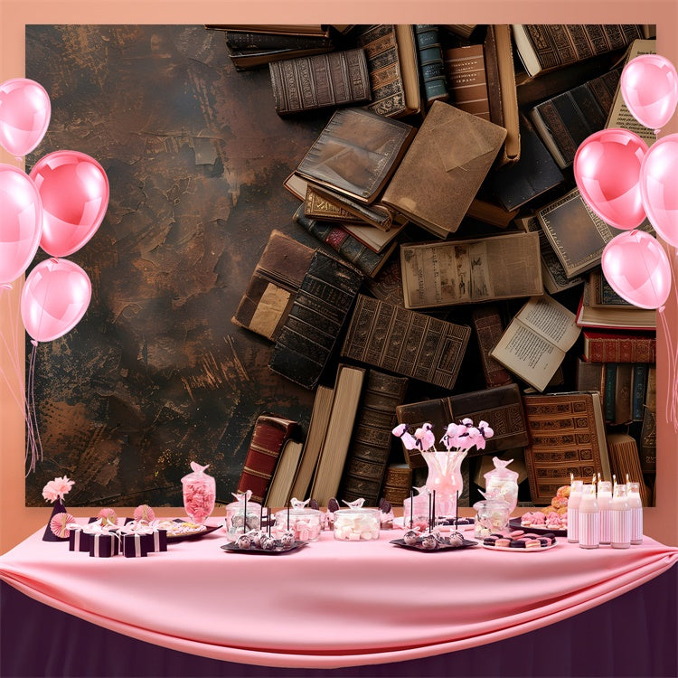 Welttag des Buches Backdrop Antike Literatur Bücher Backdrop CJJ3-60