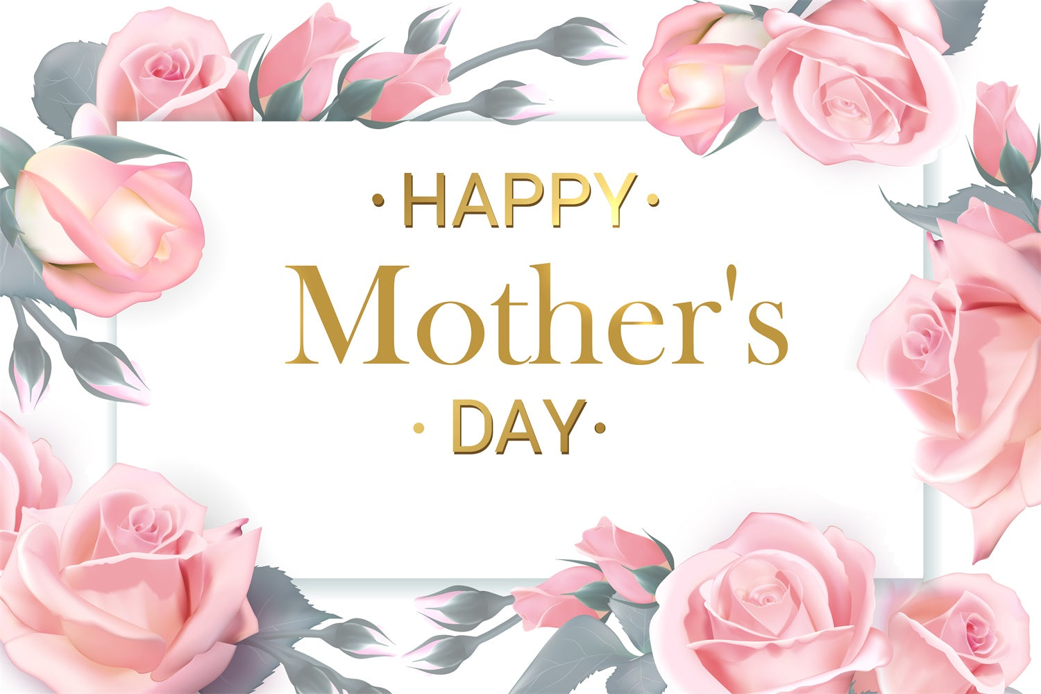 Muttertags-Hintergrundbild Personalisierbar Elegant Pink Rosa CJJ3-91