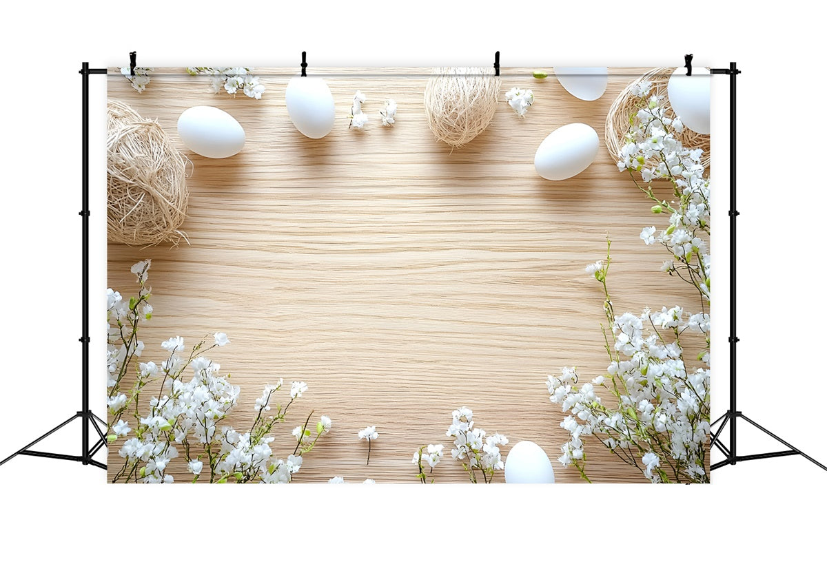 Ostern Fotografie Backdrops Soft Floral Egg Scene Hintergrund CSH2-100