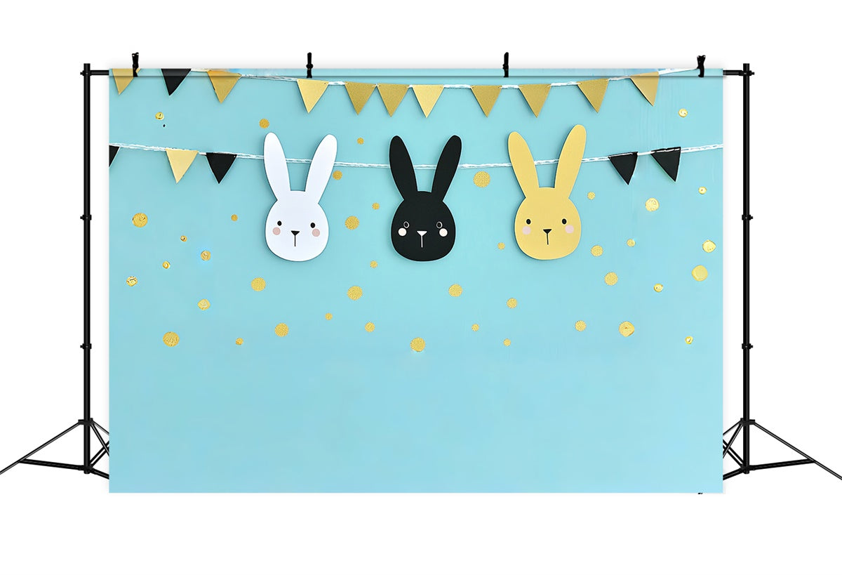 Ostern Fotohintergrund Pastell Party Kaninchen Festliche Kulisse CSH2-107