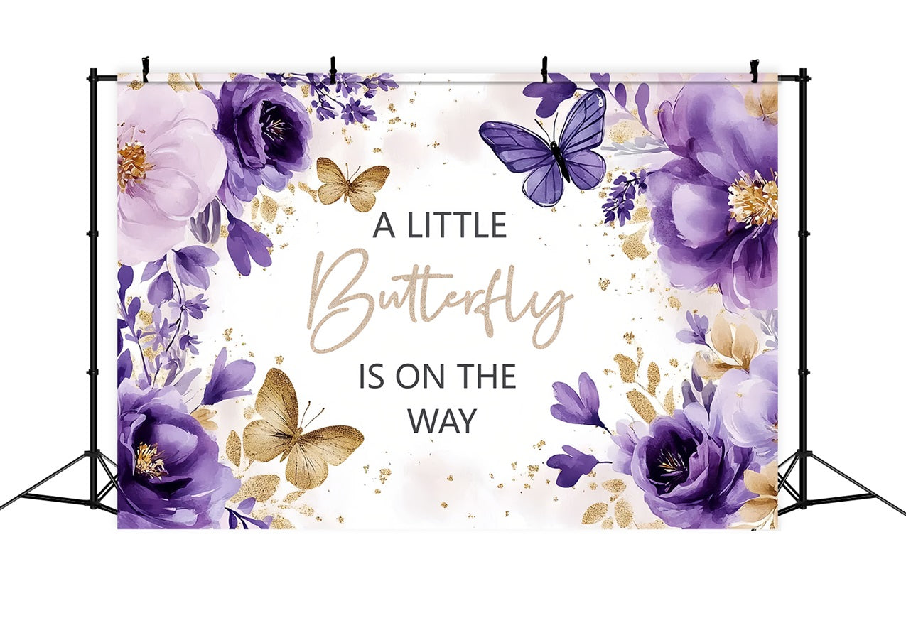 Schmetterling Baby Dusche Backdrop Floral Celebration Backdrop CSH2-138