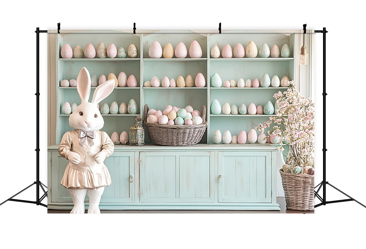 Ostern Backdrop Elegant Osterhase Pastell Eier Backdrop CSH2-25