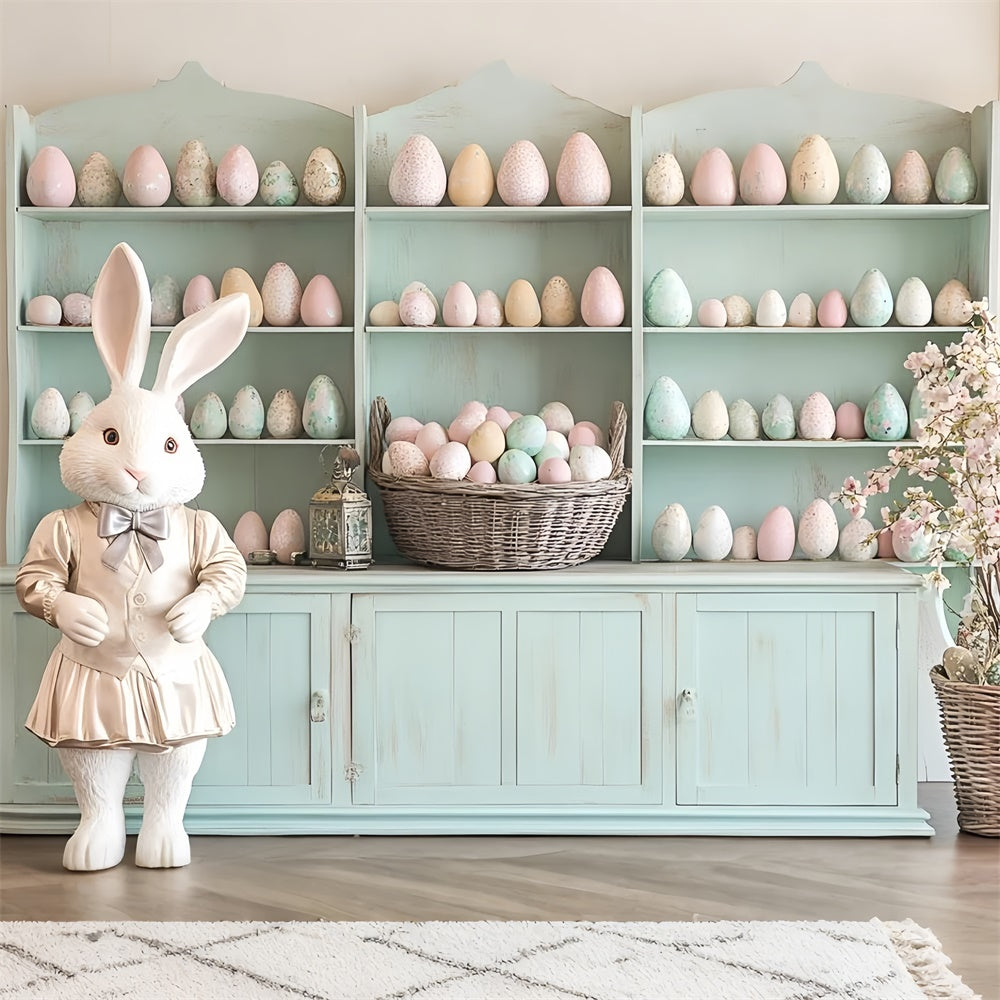 Ostern Backdrop Elegant Osterhase Pastell Eier Backdrop CSH2-25