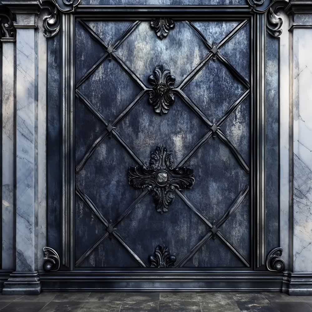Schwarze Wand Backdrop Elegant Strukturierte Schwarze Wand Backdrop CSH2-258