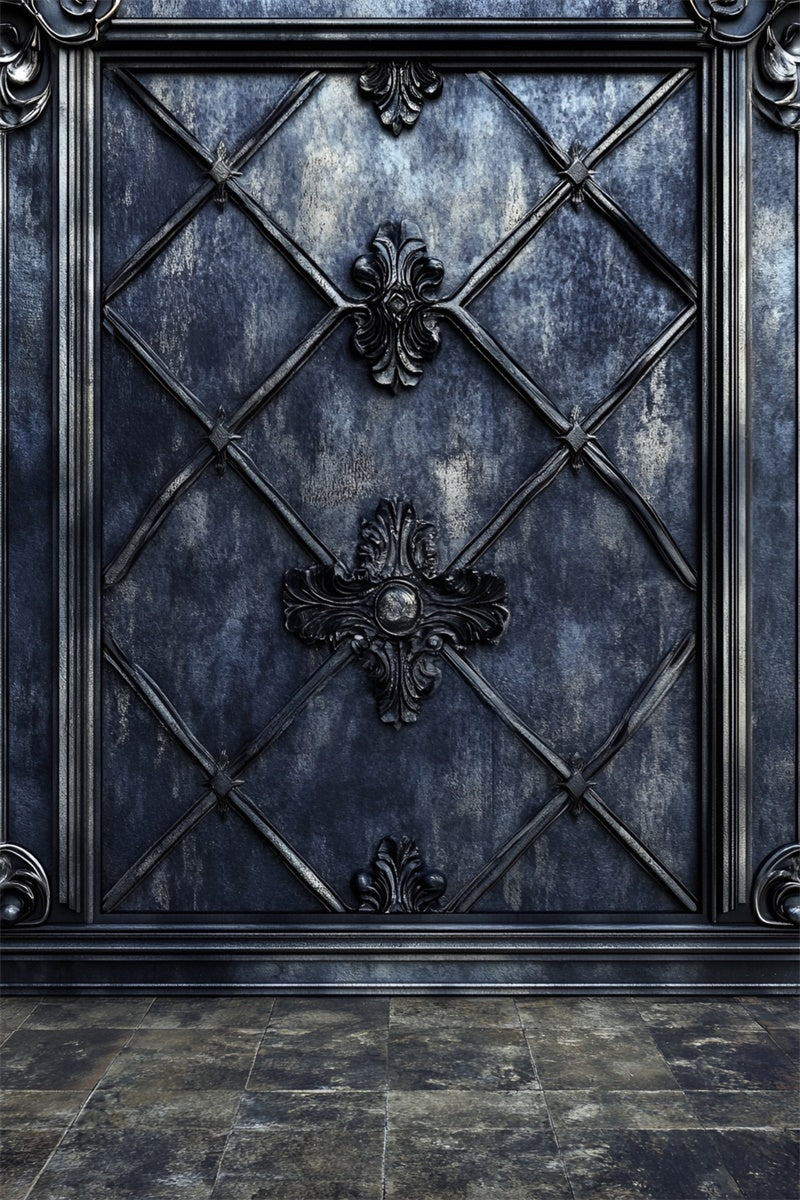 Schwarze Wand Backdrop Elegant Strukturierte Schwarze Wand Backdrop CSH2-258