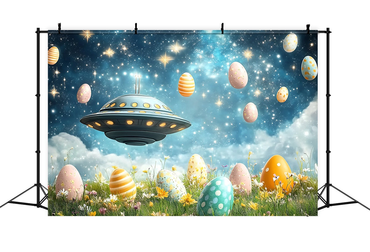 Ostern Backdrop Fotografie Ostern Space Egg Adventure Backdrop CSH2-49
