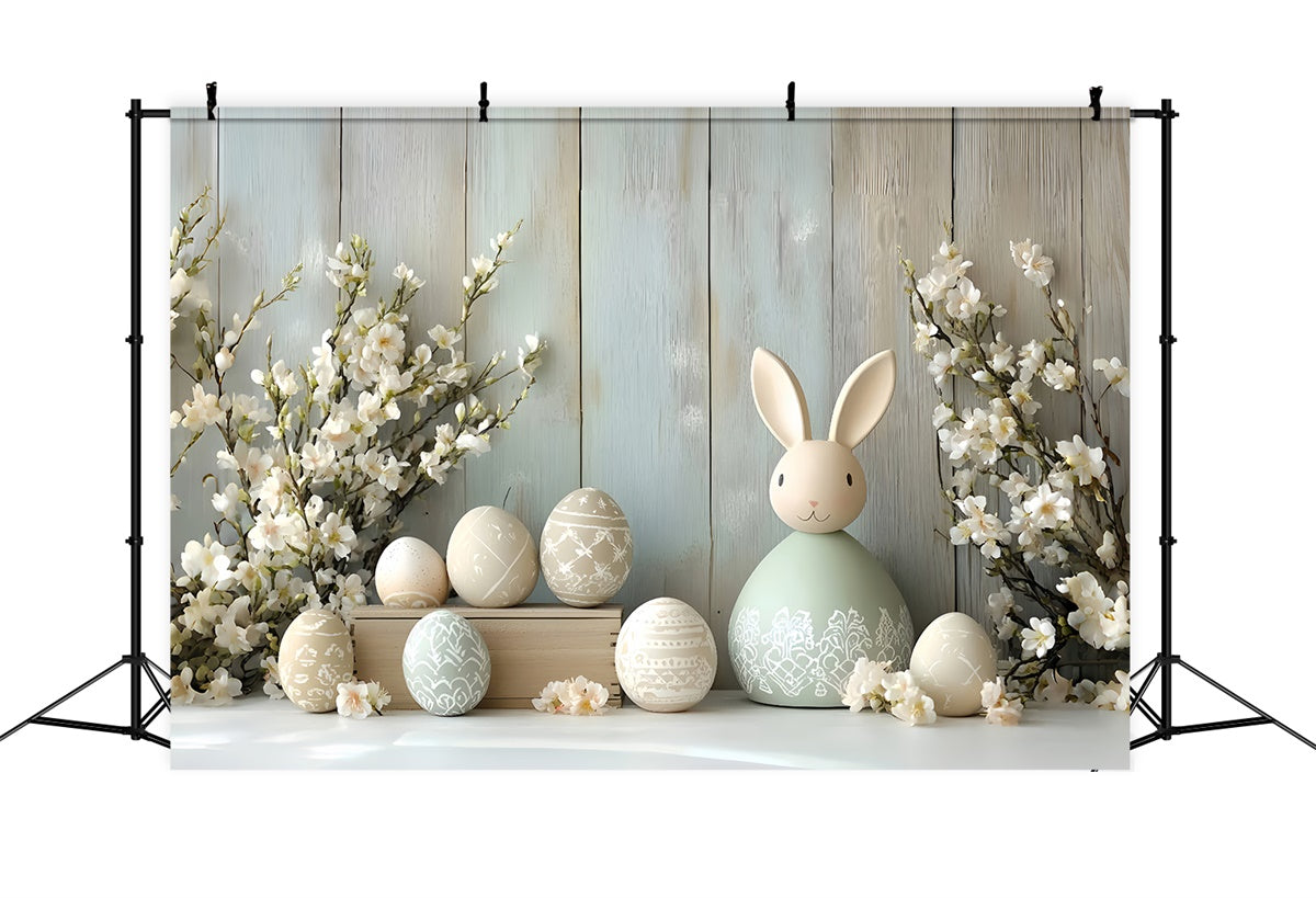 Fotokulissen Ostern Eleganter Hase Festliche Eier Kulisse CSH2-53