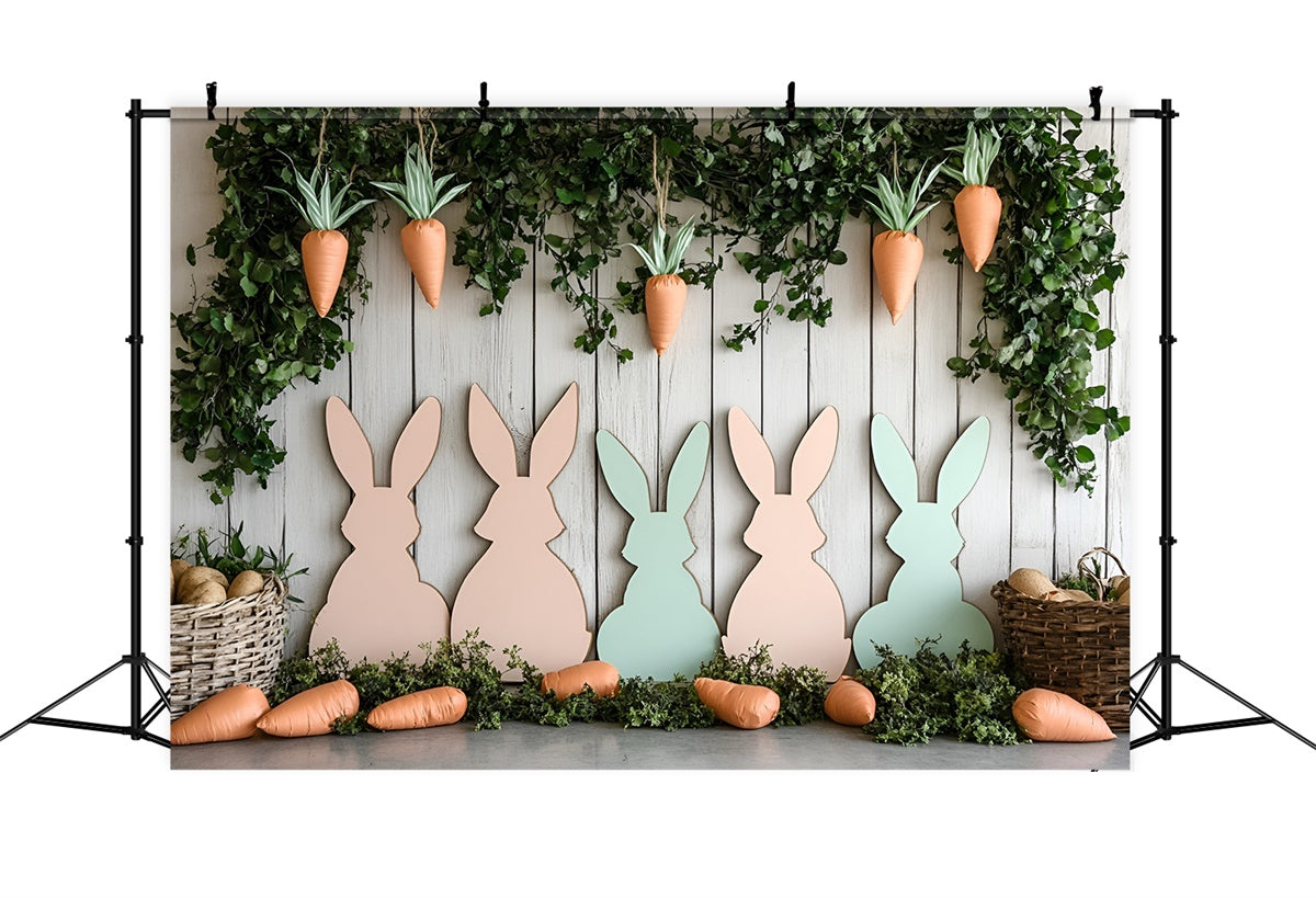 Ostern Backdrops Ideen Karotte-Thema Bunny Display Backdrop CSH2-56
