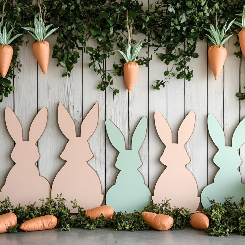 Ostern Backdrops Ideen Karotte-Thema Bunny Display Backdrop CSH2-56