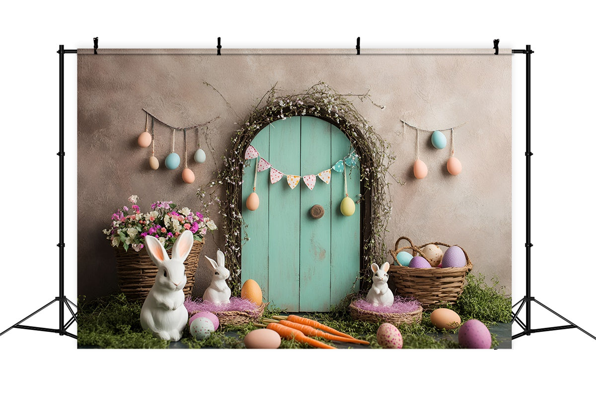Ostern Backdrop Fotografie Soft Pastell Bunny Garten Hintergrund CSH2-95