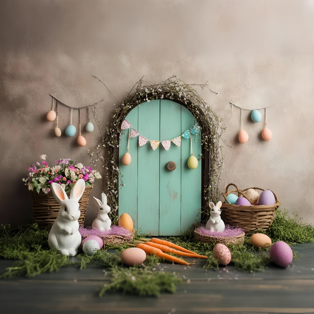Ostern Backdrop Fotografie Soft Pastell Bunny Garten Hintergrund CSH2-95