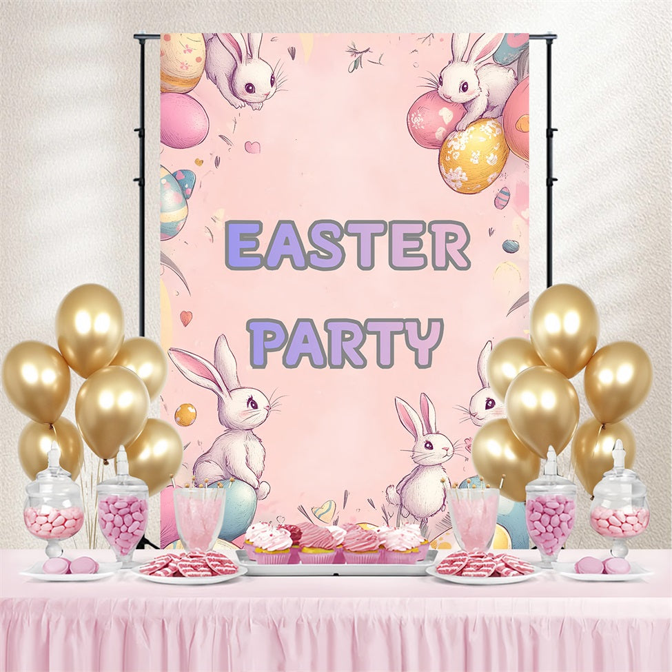 Ostern Bunny Backdrop Vintage Pastell Bunny Custom Backdrop CSH3-227