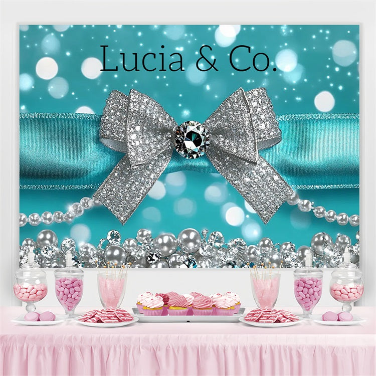 Hochzeit Fotokulisse Ideen Schimmernde Diamant Perle Personalisierte Kulisse CSH3-280