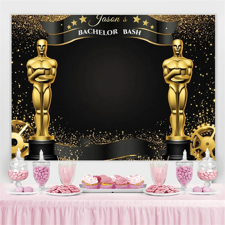 Wedding Shower Backdrops Oscar Night Bachelor Party Individuelles Backdrop CSH3-298