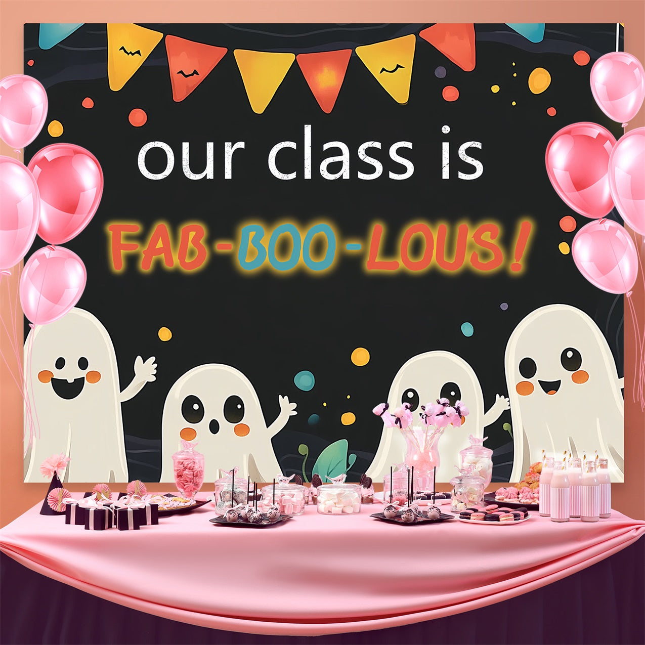 Back To School Fotokulisse Mystical Spooky Schule Hintergrund CSH3-69