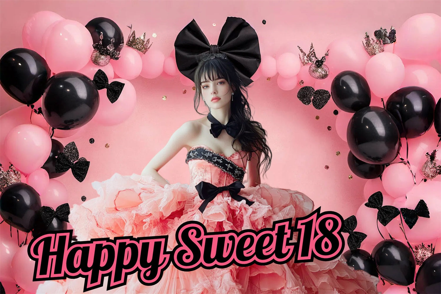 Benutzerdefinierte Geburtstag Backdrop Rainbow Einhorn Backdrop CSH4-11