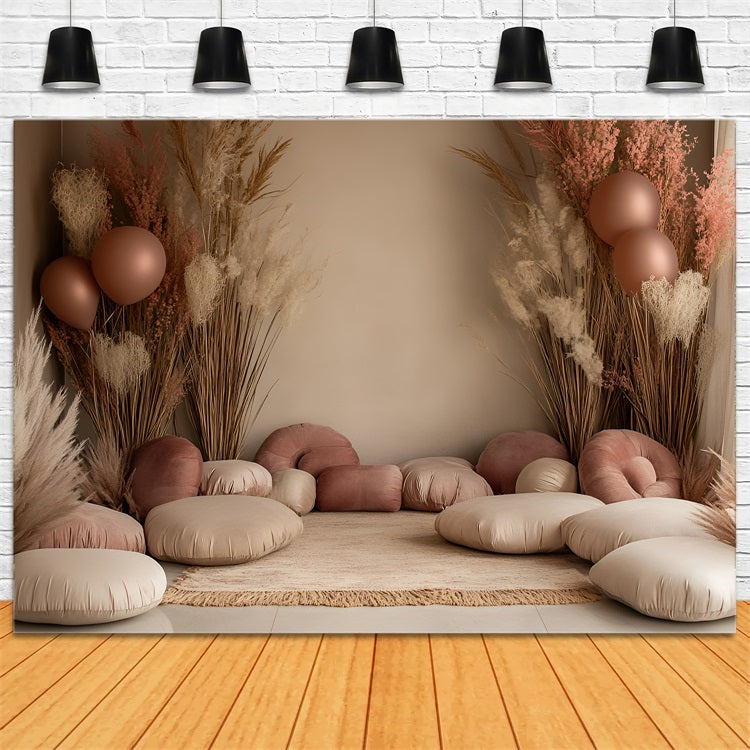 Bohemian Backdrop Ballon Kissen Ecke Hintergrund CSH4-140