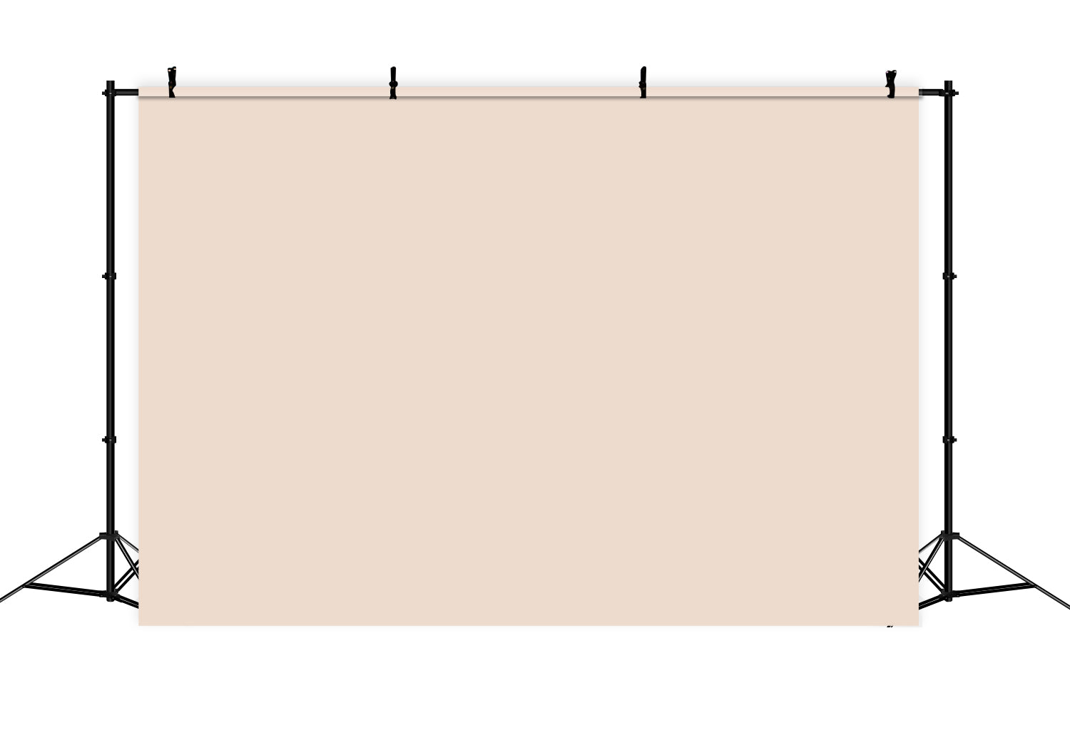 Volltonfarbe Backdrops Light Almond Cream Backdrop CSH4-167