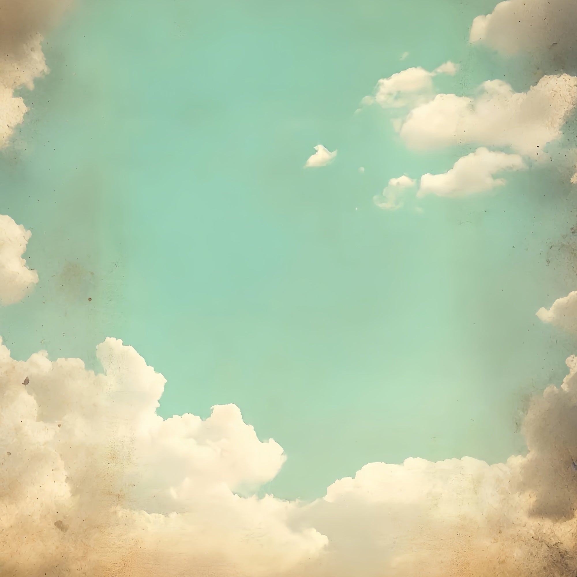 Backdrops für Porträts Retro Sky Puffy Clouds Backdrop CSH4-188