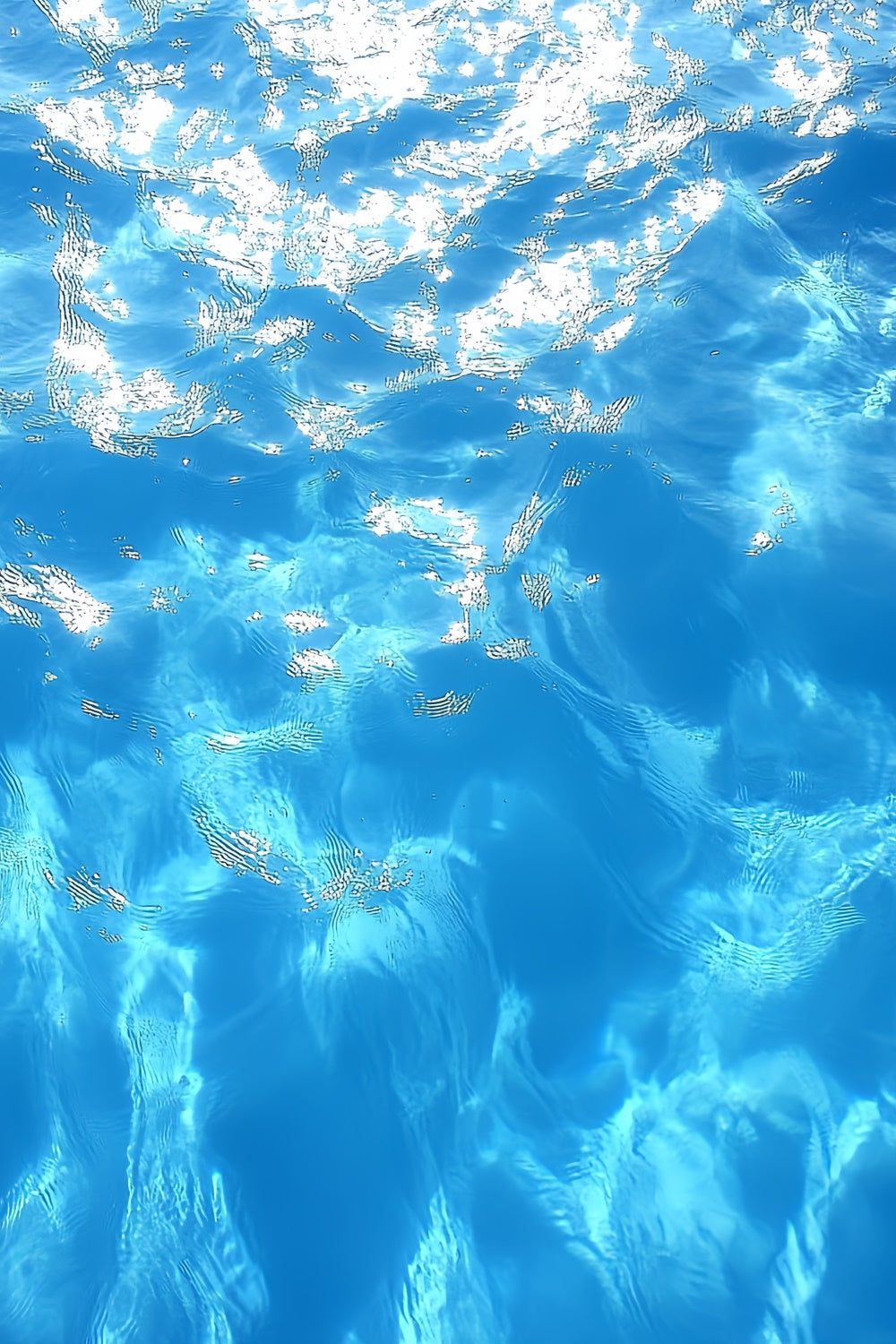 Backdrop Porträtfotografie Blau schimmernder Wasserhintergrund CSH4-194