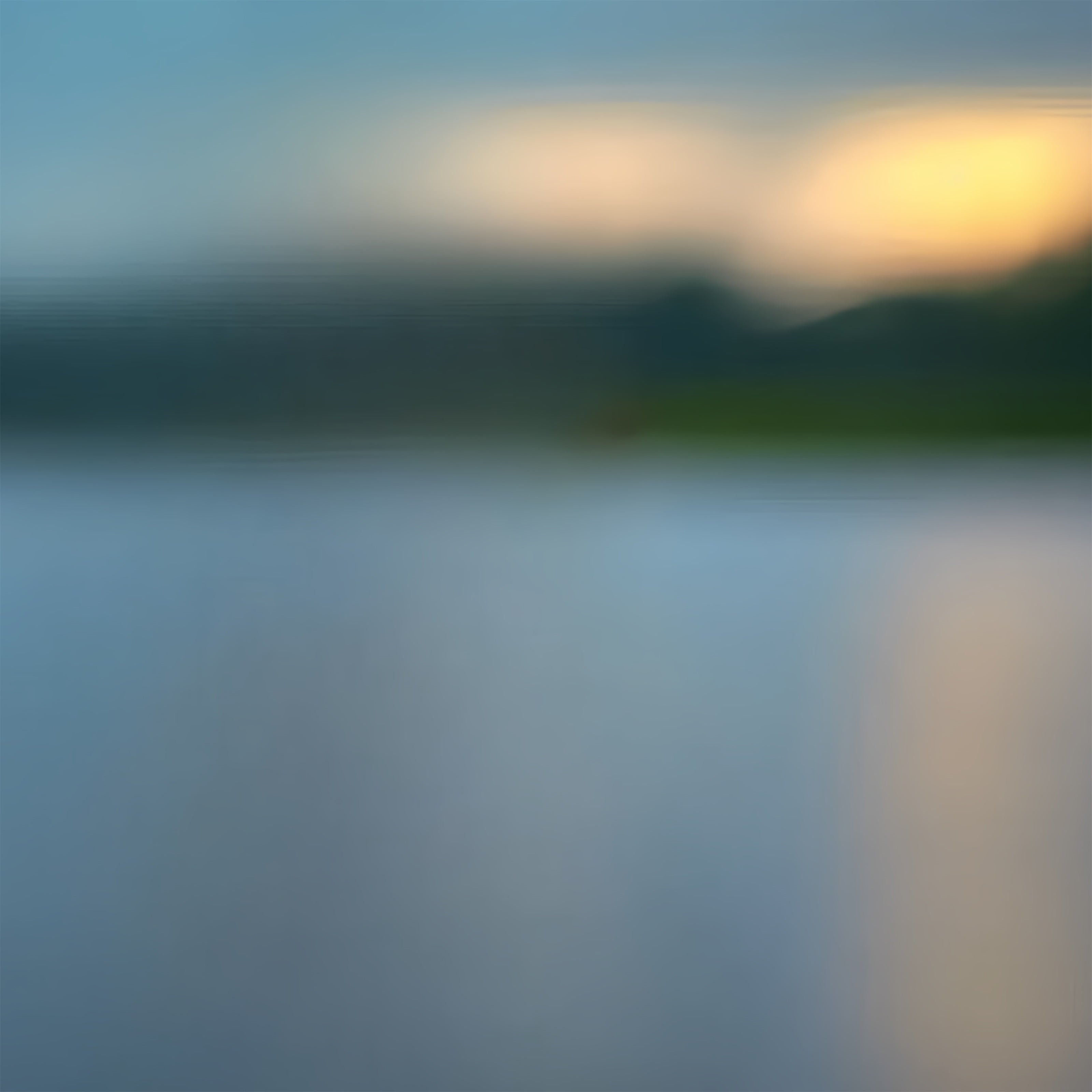 Porträtfoto-Hintergrund Dämmerung Reflexion Dunstiger See Hintergrund CSH4-200