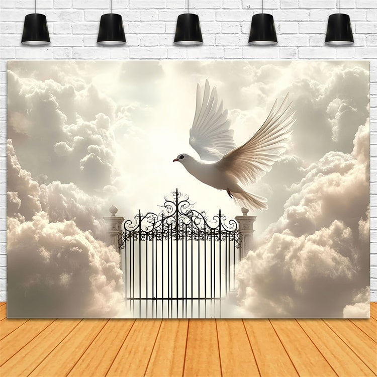 Wolke Fotohintergrund Himmelstore Taubenflug Hintergrund CSH4-234