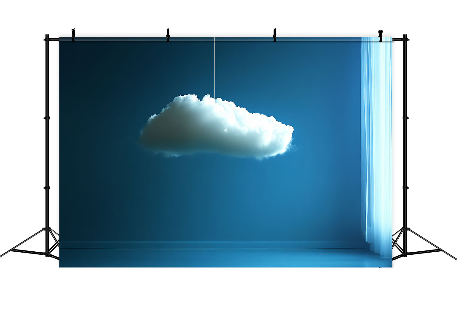 Wolke Fotohintergrund Schwebende Wolke Blauer Raum Backdrop CSH4-235