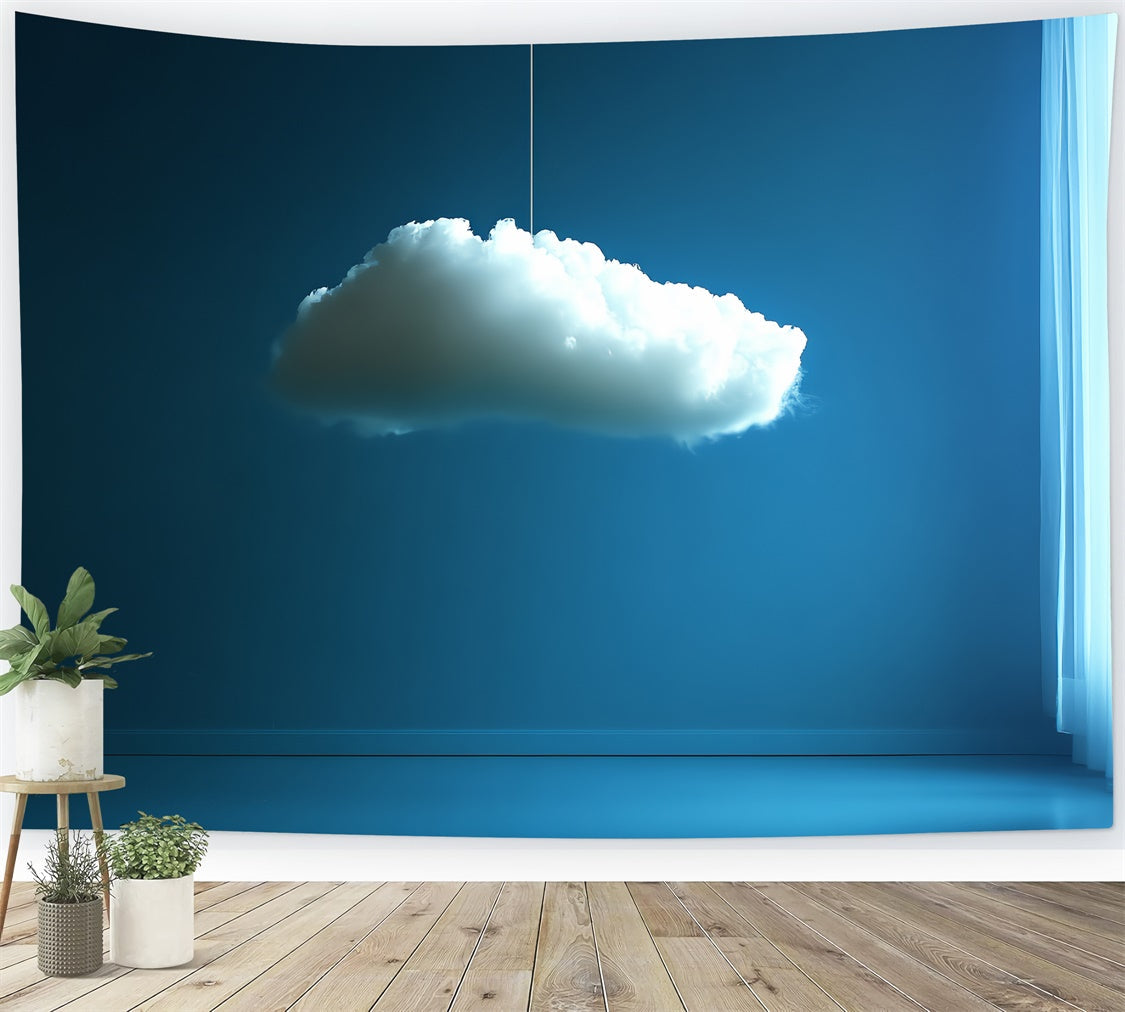 Wolke Fotohintergrund Schwebende Wolke Blauer Raum Backdrop CSH4-235
