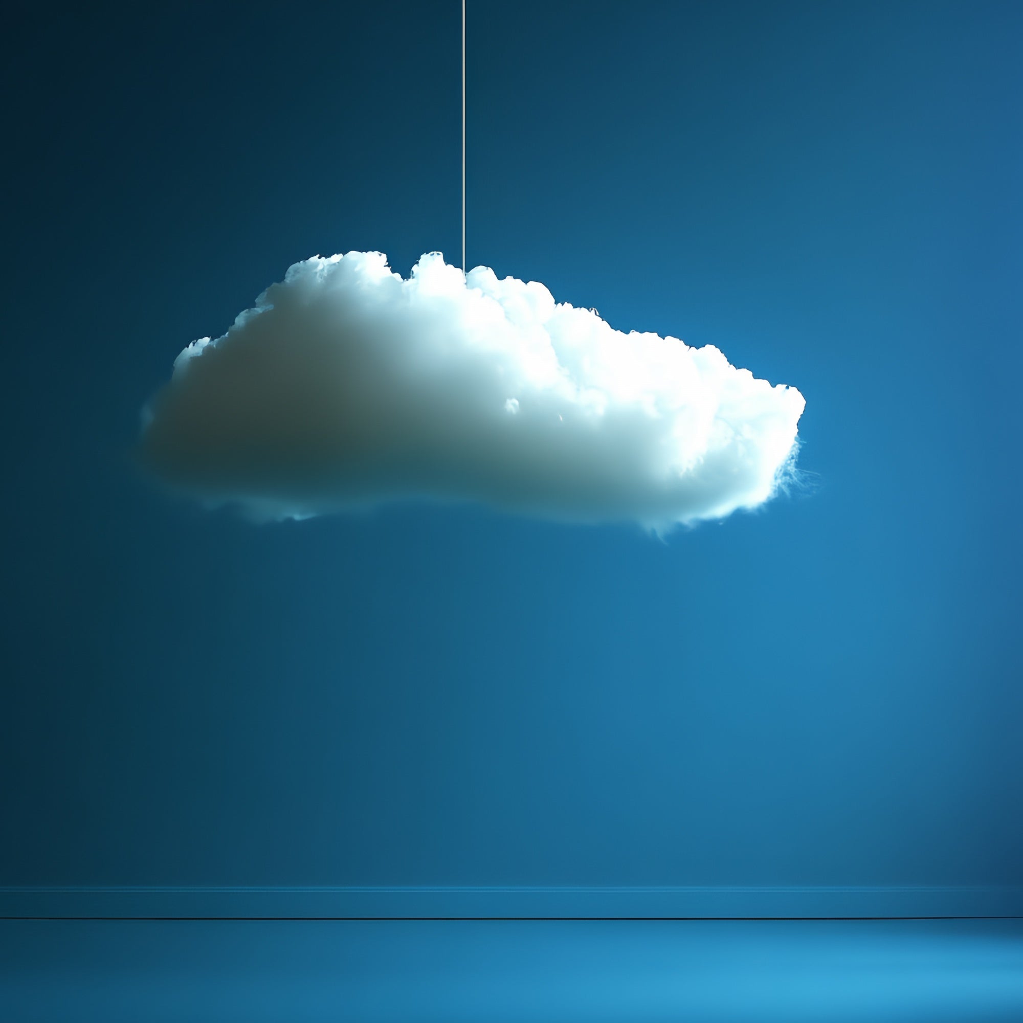 Wolke Fotohintergrund Schwebende Wolke Blauer Raum Backdrop CSH4-235